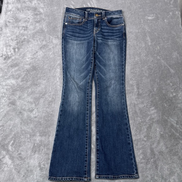 American Eagle Outfitters Denim - American Eagle Jeans Womens 4 Boot Cut Kick Boot High Rise Stretch Boho Flare